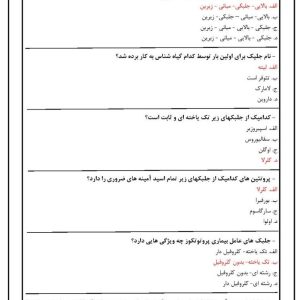 دانلود رایگان سوالات استخدامی تالوفیتها با جواب